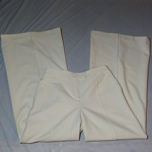 Moda International Cream Wide Leg Lined Pants